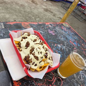 Stay Gold - Brisket nachos extra cheese and sour cream - Italian Near Me - Oakland, California Stay Gold - Brisket nachos extra cheese and sour cream - Italian Near Me - Oakland, California