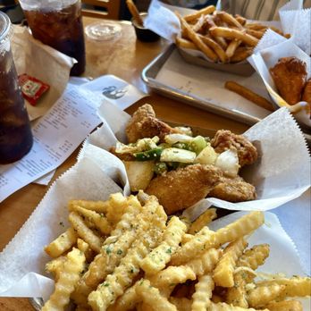 Fire Wings - Salt & Pepper bone 6 WING COMBO & garlic fries - Chicken Wings Near Me - San Mateo, California Fire Wings - Salt & Pepper bone 6 WING COMBO & garlic fries - Chicken Wings Near Me - San Mateo, California