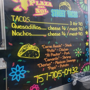 Plaza Del Sol - Food truck - Mexican Near Me - Norfolk, Virginia