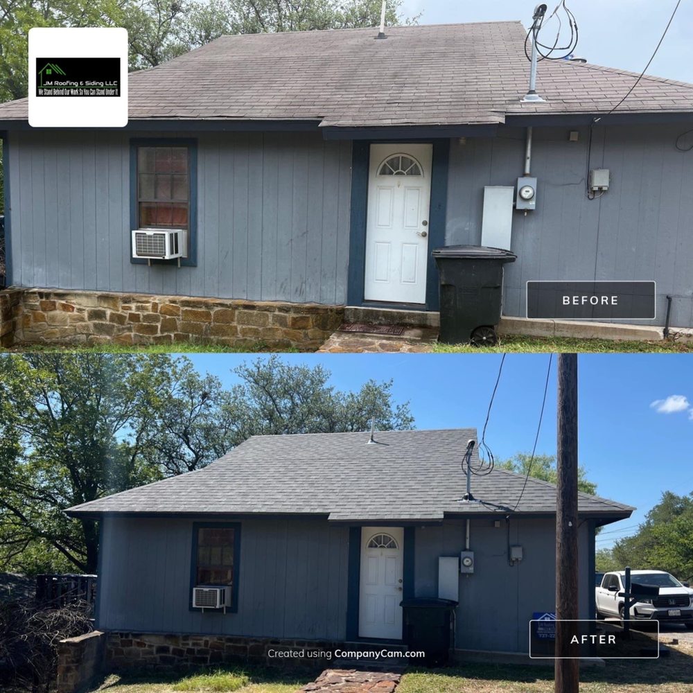 Slide of JM Roofing and Siding