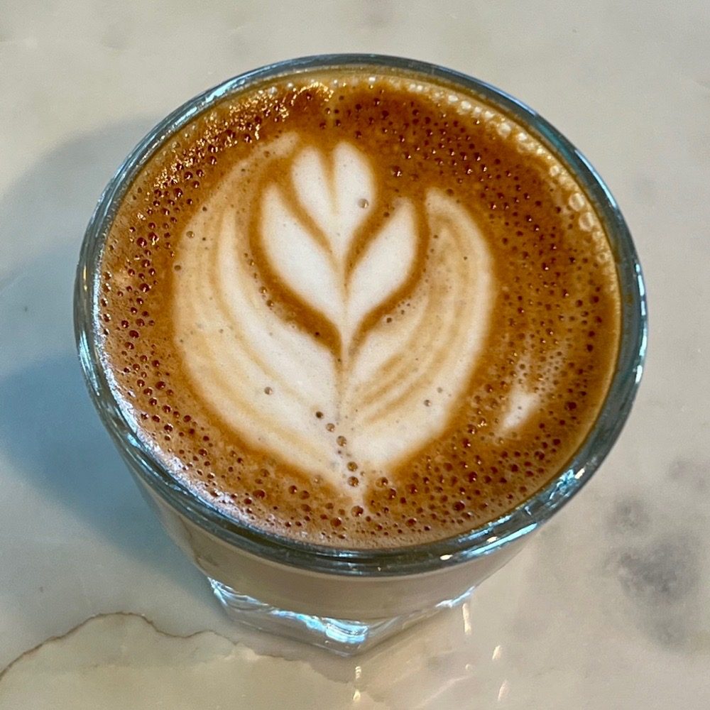 29th Parallel Coffee - Vienna - Up close and personal with some milk art. - Coffee & Tea Near Me - Vienna, Virginia