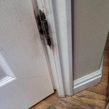 Utah Flooring & Design - After telling me I did not need to remove door, they went ahead and broke it and lost a hinge pin. Said nothing to me about it. - Flooring Near Me - Midvale, Utah Utah Flooring & Design - After telling me I did not need to remove door, they went ahead and broke it and lost a hinge pin. Said nothing to me about it. - Flooring Near Me - Midvale, Utah