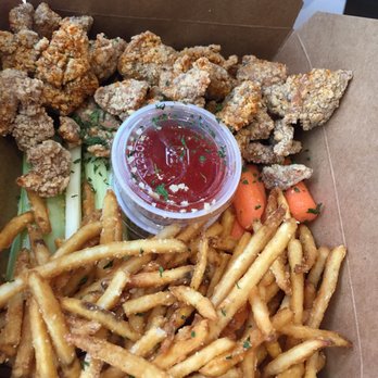 Zero Degrees - Popcorn box chicken. It also comes with a drink! - Coffee & Tea Near Me - Houston, Texas Zero Degrees - Popcorn box chicken. It also comes with a drink! - Coffee & Tea Near Me - Houston, Texas