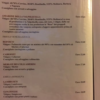 Hostaria La Botticella - Menu - Roman Near Me - Rome, RM