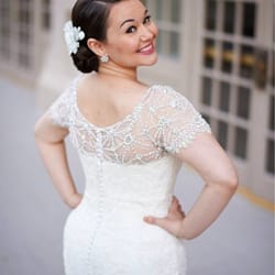 Rosalin's Bridal Boutique - Back of Maggie Sottero Chesney 'jacket' purchased at Rosalin (Enzoani dress pictured was purchased elsewhere)