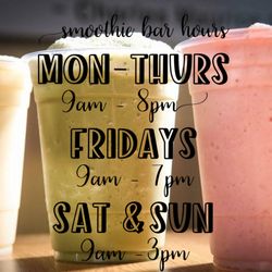 Allure Salon - Smoothie Bar hours