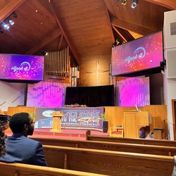 Alfred Street Baptist Church - Fall decor in the House of The Lord
