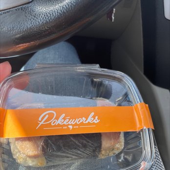 Pokeworks - Garlic Spam Musubi - Poke Near Me - Irvine, California Pokeworks - Garlic Spam Musubi - Poke Near Me - Irvine, California