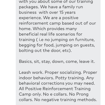 A Bit 2 Cute Dog Training - I reached out again after not getting a response to my text. This was the response I received which is the same message I received via text. - Pet Training Near Me