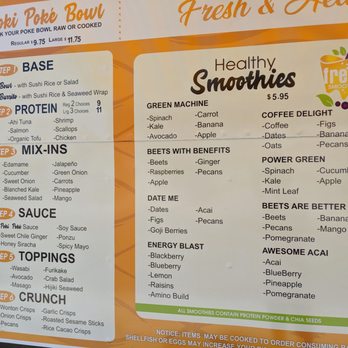 Poke Poki Bowl - Menu on the truck - Poke Near Me - Las Cruces, New Mexico Poke Poki Bowl - Menu on the truck - Poke Near Me - Las Cruces, New Mexico