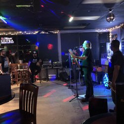 Break Time Bar - 8/18/18. Saturday. 3 incredibly bad a*s local bands here tonight: UltraRiot, Feral Daughters, and Wartrodden. UltraRiot playing now.