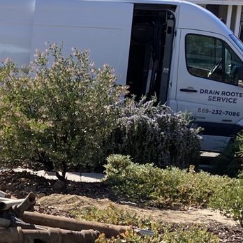 Drain Rooter - Great crew! Came with everything they needed and cleaned up after. Photo of one of their vans with the old pipes in the foreground. - Plumbing Near Me Drain Rooter - Great crew! Came with everything they needed and cleaned up after. Photo of one of their vans with the old pipes in the foreground. - Plumbing Near Me