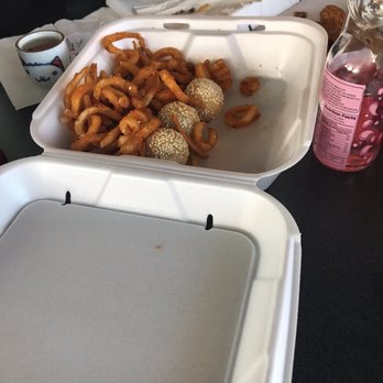 Lee Sushi - Fried sesame Balls and squid. Love love love!!!! - Asian Fusion Near Me - Sandy, Utah