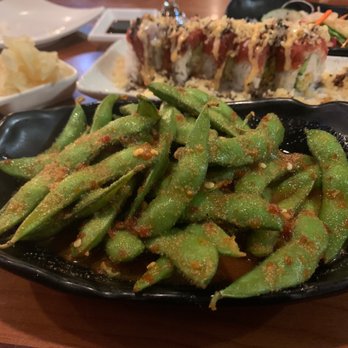 Samurai Sushi - Garlic Edemame - Japanese Near Me - Victorville, California Samurai Sushi - Garlic Edemame - Japanese Near Me - Victorville, California