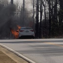 My car on fire My car on fire