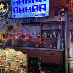 Sarah's Bull Pen - Behind the bar