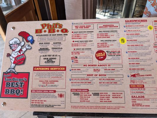 Menu photo 6 Phil's BBQ San Diego, CA Menu photo 6 Phil's BBQ San Diego, CA