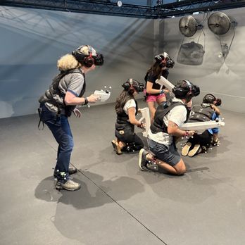 Sandbox VR - Equipment and real room look - Virtual Reality Centers Near Me - St. Louis, Missouri