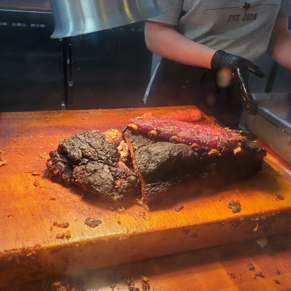 Tyler's Barbeque - Meat being prepared - Barbeque Near Me - Amarillo, Texas