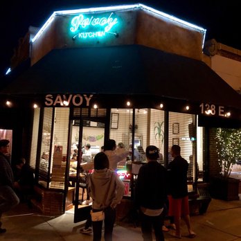 Savoy Kitchen - Outside at night time - Asian Fusion Near Me - Alhambra, California