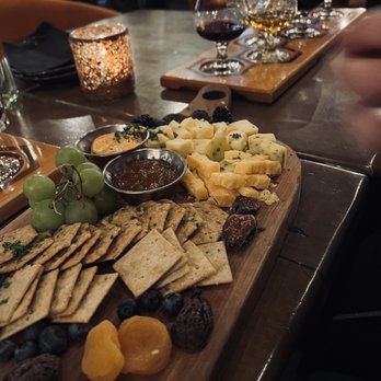 Superstition Meadery - Artisan cheese board and half of the flight. - Tapas/Small Plates Near Me - Prescott, Arizona