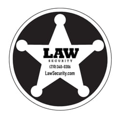 LAW Security - LAW Security logo (this is what our window stickers and yard signs look like)