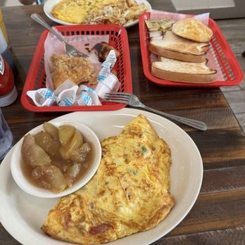 Donut Hole - Western omelet with bacon and fried apples - Donuts Near Me - Inlet Beach, Florida