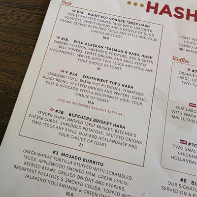 Menu photo 2 Hash Olympia, WA Menu photo 2 Hash Olympia, WA