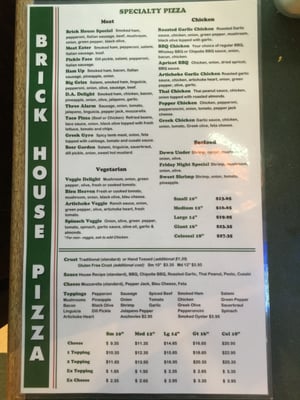 Menu photo 5 Brick House Pizza West Richland, WA