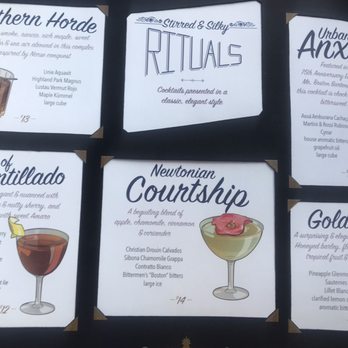 Little Rituals - Drink menu - Cocktail Bars Near Me - Phoenix, Arizona