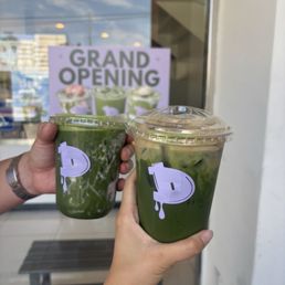 Okinawa matcha, strawberry matcha