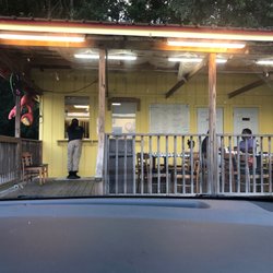 Dukes - Dukes with Drive thru and shave ice flavors board.