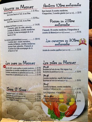 Menu photo 3 Restaurant Le Matelot Sayabec, QC
