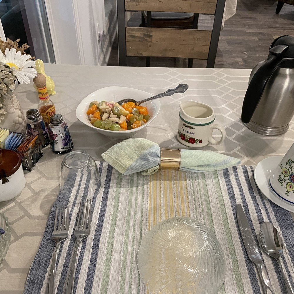 I felt so cared for at breakfast. I felt so cared for at breakfast.