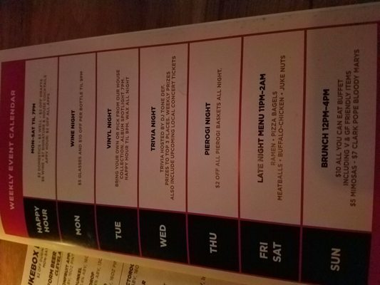 Menu photo 1 Jukebox Cleveland, OH Menu photo 1 Jukebox Cleveland, OH