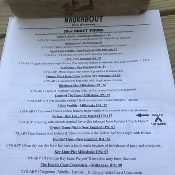 Naukabout - Breweries Near Me - Mashpee, Massachusetts