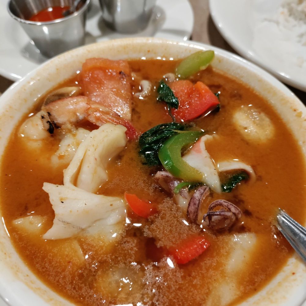 Truly Thai Restaurant - Seafood Tom Yum soup. 1 or 2 stars. - Thai Near Me - Sayreville, New Jersey Truly Thai Restaurant - Seafood Tom Yum soup. 1 or 2 stars. - Thai Near Me - Sayreville, New Jersey