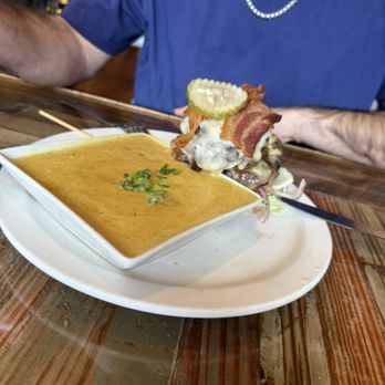 Platypus and Gnome - Wild Boar Soup and 2 loaded patties (elk and bison) - Cocktail Bars Near Me - Wilmington, North Carolina Platypus and Gnome - Wild Boar Soup and 2 loaded patties (elk and bison) - Cocktail Bars Near Me - Wilmington, North Carolina