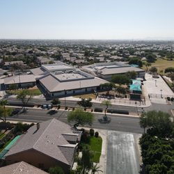 Superstition Springs Elementary School - Aerial shot of superstition springs elementary
