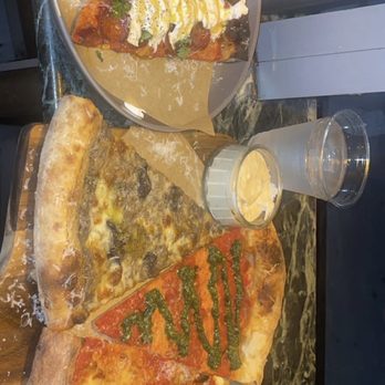 Miami Slice - The works is the one on the left - Pizza Near Me - Miami, Florida Miami Slice - The works is the one on the left - Pizza Near Me - Miami, Florida