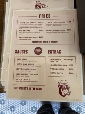 Menu photo 2 Iggys Burger San Francisco, CA
