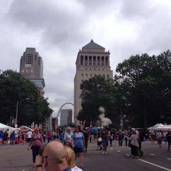 Q in the Lou - Arch view from tables - Festivals Near Me - Saint Louis, Missouri Q in the Lou - Arch view from tables - Festivals Near Me - Saint Louis, Missouri