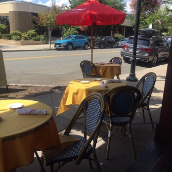 Brasserie D - View of the French style chairs - French Near Me - Nyack, New York