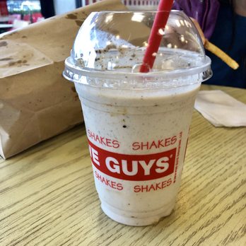 Five Guys - Coffee + Oreo Shake - Burgers Near Me - Tracy, California