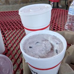 Cook Out - Oreo milkshake