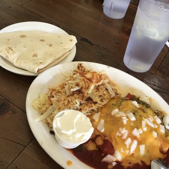 Hannah and Nate's - Enchiladas and side tortilla. Soo good. - Breakfast & Brunch Near Me - Albuquerque, New Mexico Hannah and Nate's - Enchiladas and side tortilla. Soo good. - Breakfast & Brunch Near Me - Albuquerque, New Mexico