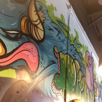 KoKyu Na'Mean - awesome wall grafitti - Sandwiches Near Me - Durham, North Carolina