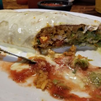 Salsa's - Inside of Burrito California with chicken - Mexican Near Me - Hot Springs, Arkansas Salsa's - Inside of Burrito California with chicken - Mexican Near Me - Hot Springs, Arkansas