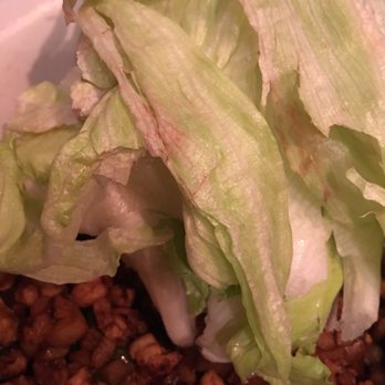 P.F. Chang's - Brown spots on the lettuce tsk tsk - Chinese Near Me - Mclean, Virginia