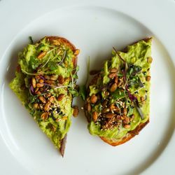 Corinne at The Domain - Avocado toast